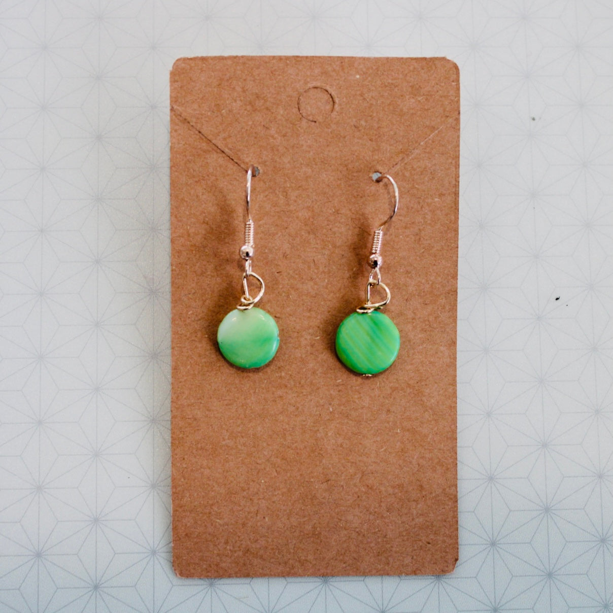 Green Earrings